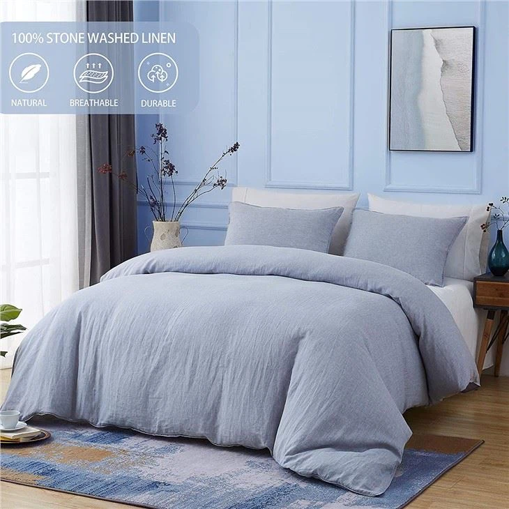 Pure Linen Duvet Cover Set Pure Linen Duvet Cover Set